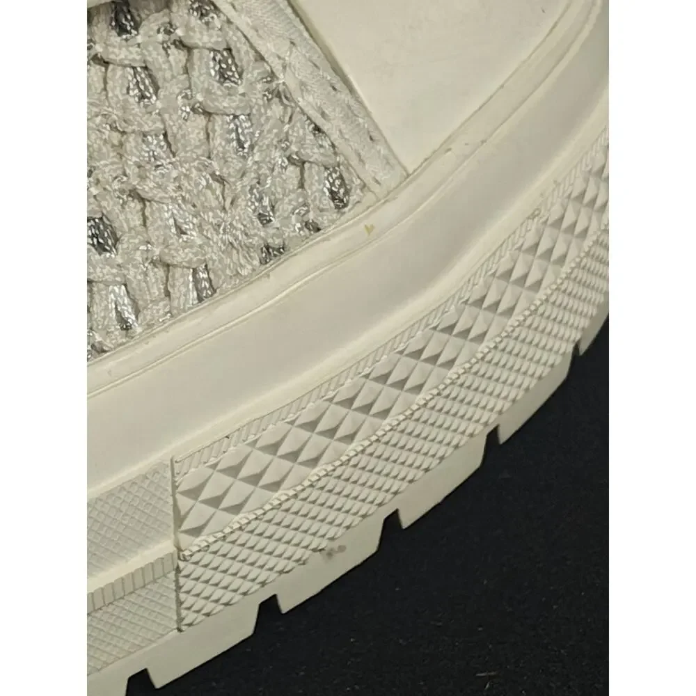 Converse Unisex 10.5 / 12.5 Chuck 70 De Luxe Heel White Platform A07535C Blems